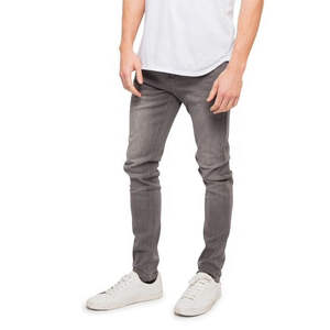 Jeans pour hommes OEM, coupe slim, pantalon personnalisé, haute qualité, fin, extensible, tendance, long, 2026, pantalon en jean pour hommes - Product Image 6