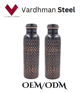 Venta caliente Ant. Botella de cobre diamante 650 ML Donde la elegancia se encuentra con la hidratación en la forma más refinada, Ant. Frasco de cobre diamante - Product Image 4