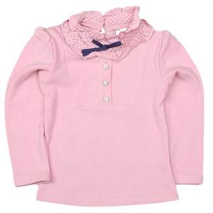 Camiseta de manga larga para niñas - Melocotón - Product Image 1