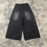 Nouvelle Arrivée Jean Femme Tendance 100% Coton Coupe Skinny Mi-longue Unie avec Strass et Motif Imprimé Sérigraphié pour Adultes