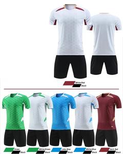 2024 nouveaux ensembles de maillots de football pour hommes pour enfants chemises de Football et survêtements uniforme blanc vêtements de sport pour garçons enfants - Product Image 1