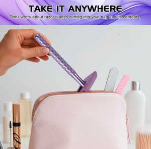 Maquinilla de afeitar de acero inoxidable personalizada, afeitadora húmeda de residuos cero, maquinilla de afeitar desechable de seguridad para afeitar, embalaje personalizado por ANAAIF - Product Image 2