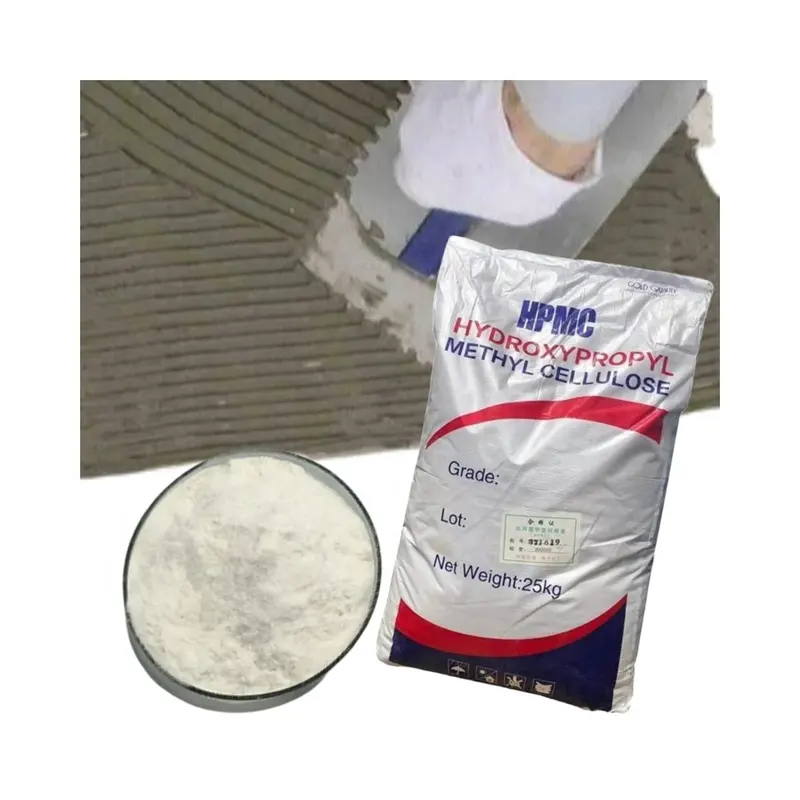 HPMC Hydroxy Propyl Methyl cellulose CAS 9004 Adhésif pour carrelage HPMC/Hemc/Mhec pour mélange sec de mortier de ciment