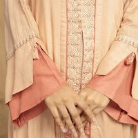 Abaya en polyester de haute qualité, couleur unie, décontractée, respirante, coupe ample, manches longues, longueur au sol, avec hijab pour femmes, pour l'Aïd et usage quotidien