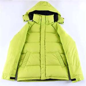 Chaqueta de invierno hinchada Unisex de alta calidad, chaqueta acolchada larga de último estilo, secado rápido para hombres, cómodo cierre de cremallera a prueba de viento - Product Image 3