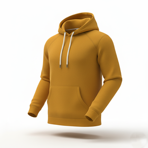 Sweat à capuche d'hiver pour homme 100% coton polaire ultra-doux chaud respirant séchage rapide décontracté streetwear avec poche - Product Image 1