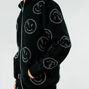 Bon Fabricant Hommes Strass Survêtement Entièrement Personnalisé Top Tendance Anti-Rides Strass Survêtements avec une Haute Qualité - Product Image 2