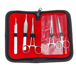 Kit de práctica de sutura médica con almohadilla de entrenamiento, herramientas para suturas quirúrgicas, suministros educativos, kit de sutura, portaagujas - Product Image 3