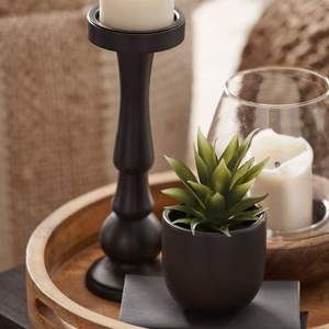 Bougeoir en métal fini or de conception nordique événement fête mariage et décoration de noël bougeoir - Product Image 6