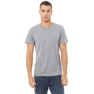 Camiseta gris personalizada para hombre con estampado de pantalla, camiseta informal lisa de algodón orgánico 100% de alta calidad para hombre, venta al por mayor - Product Image 1