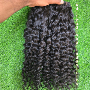 Extensions de cheveux naturels indiens Remy, ondulés, tissés à la machine, double trame, cuticules alignées, 100 g - Product Image 2