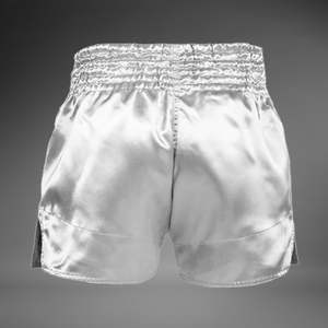 กางเกงขาสั้นผ้าซาตินสำหรับต่อสู้ชุดกีฬามวยไทยแบบพรีเมี่ยม - Product Image 4