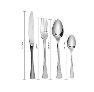 Juego de cubiertos antiguos de acero inoxidable de 4 pulidos brillantes con usos a buen precio para Cocina - Product Image 4