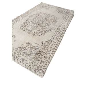 Alfombra de Lana Azul Vintage Anudada a Mano, Modelo Pae-6183, de Gran Tamaño, Diseño Rectangular con Medallón, para Entrada, Pasillo o Sala de Estar - Product Image 2