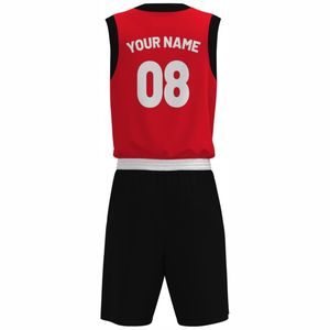 Cómodo Diseña tu propio uniforme de baloncesto 100% poliéster último estilo conjunto de uniforme de baloncesto de la mejor calidad - Product Image 3