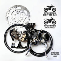 Support de frein avant et arrière CNC haute performance JFG 6061 pour kit de frein Surron Ultra Bee E Ride Pro SS Light Bee
