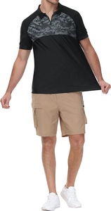 Polo deportivo de secado rápido para hombre, camisa de Golf de manga corta con malla elástica y absorción de humedad - Product Image 5