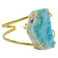 Bracelets à breloques en alliage de cuivre et agate, tendance, unisexe, pierres précieuses d'Origems Brésil, pour mariage