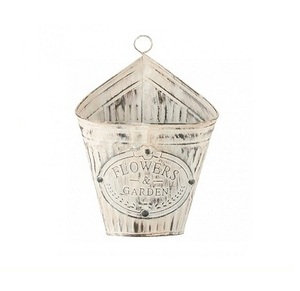 Décoration murale de forme ronde de qualité supérieure Jardinière en métal en fer adaptée à une utilisation intérieure et extérieure - Product Image 3