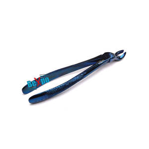 Fórceps de extracción dental azul titanio Bexpo #79 de alta calidad alimentados manualmente - Product Image 3