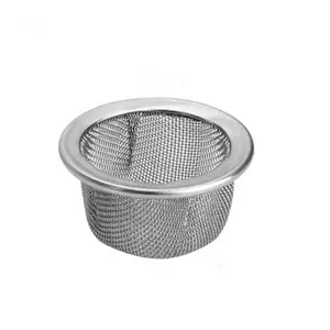 clog free drains Pipe Metal Filter Screen Stainless Steel Mesh Concave Bowl strainer basket for air water coffee infuser