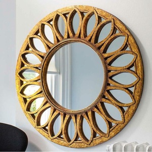 Leave Design Wall <b>Mirror</b> Home Decor Design Indoor Classic And Modern Decor <b>Mirror</b> Multiple Finishing Designs - Product Image 5