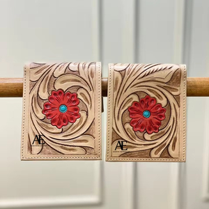 กระเป๋าสตางค์หนังแท้ทำมือ ดีไซน์ใหม่มาแรง กระเป๋าสตางค์ผู้ชายแบบยาวมีซิป ขายดี แฟชั่นสีน้ำตาล ใส่เงินสดได้ ของขวัญสำหรับเขา - Product Image 1