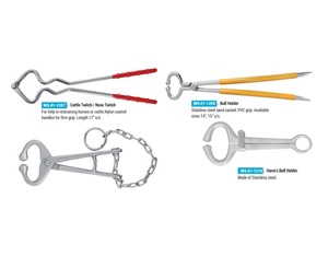 Bétail Twitch Nez Twitch Instruments de retenue Utilisation chirurgicale vétérinaire en acier inoxydable pour les animaux Pakistan Mahersi - Product Image 2