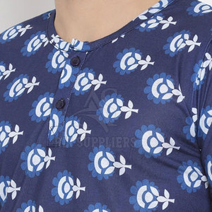 เสื้อยืดผู้ชายพิมพ์ซับลิเมชันสีพื้น - Product Image 5