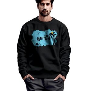 Made in Bangladesh Custom Made Design Crewneck 480 GSM 100% <b>Sweatshirt</b> <b>Embroidery</b> Heavy Streetwear Solid Color Oversized for Men - Product Image 5