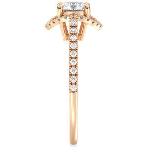 REYES GRA Certified 925 Sterling Silver 1.05Ct Moissanite Wedding Band Anillos Original 14K Gold Compromiso Promise Ring - Product Image 5