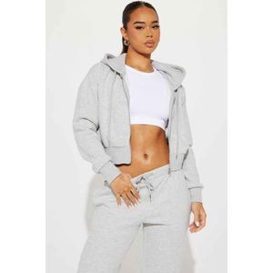 Nuevo Conjunto Deportivo para Mujer con Cierre, Logotipo Personalizado, Estilo Informal, Traje de Chándal para Correr, Moda de Invierno - Product Image 2