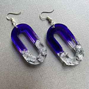 Hand-Painted Dhokra Resin Earrings, Artistically Crafted Statement <b>Accessory</b> for Women | <b>Ethnic</b> Jewelry for All Occasions - Product Image 4