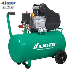 2.5HP/1.8KW 50l Lubricado con precio de fábrica Compresor de aire de pistón portátil de accionamiento directo (/8) Compresor de aire