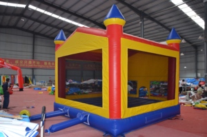 Castillo inflable comercial de PVC negro de 4x4 m de gran capacidad para niños y adultos, brincolín para fiestas - Product Image 2