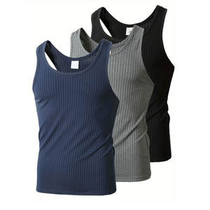 Premium Quality Latest Style Sleeveless Men <b>Tank</b> <b>Top</b> 2025 New Design Custom Breathable Plus Size <b>Workout</b> Gym Men <b>Tank</b> <b>Top</b> - Product Image 3