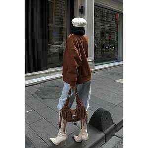 เสื้อแจ็คเก็ตบอมเบอร์บุขนหยิกกันลม รุ่น 6120 - Product Image 5