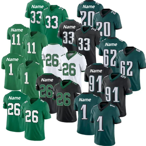 2025 nuevo estilo de la mejor calidad bordado fútbol americano Jersey uniforme Unisex manga corta de talla grande - Product Image 3