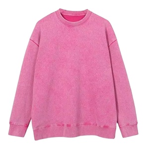 Sudadera de Alta Calidad para Hombre, Estilo Urbano, Lavado Ácido, Oversize, Básica, 2026 - Product Image 1