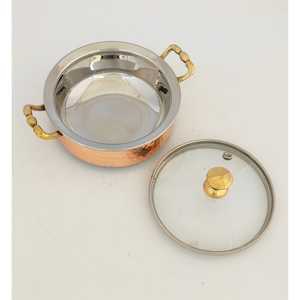 Recipiente de Acero y Cobre Handi con Tapa y Asa de Latón - Product Image 5