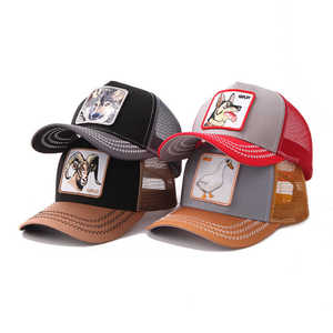 หมวกกอร์ราส์สำหรับผู้ใหญ่หมวกทรักเกอร์ปักลายสัตว์สำหรับกลางแจ้ง5แผง2025 - Product Image 3