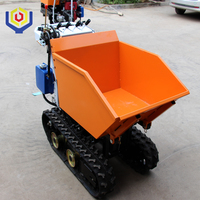 Mini-Diesel-4-Takt-Raupenlader-Dumper mit hoher Qualität, 800 kg Getriebe, Changchai-Motor, Motorpumpe, hoher Wirkungsgrad, 1 Jahr Garantie