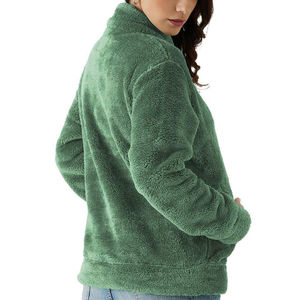 Best Material <b>Women</b> <b>Sherpa</b> Fleece <b>Jackets</b> Premium Quality Custom Winter Season Breathable Custom <b>Sherpa</b> Fleece <b>Women's</b> <b>Jackets</b> - Product Image 6