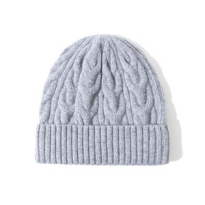 OEM Customized New Fashionable Winter <b>Beanie</b> 100% Wool Fabric Street Style Beach Customized Color <b>Beanies</b> at Reasonable Price - Product Image 2