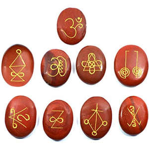 Scolocite ธรรมชาติ karuna reiki เก้าหินรูปไข่ขายส่งขายส่งคริสตัลแกะสลักจากคริสตัล amayra ส่งออกอินเดีย - Product Image 4