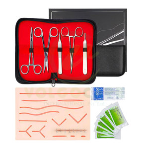 Kit de práctica de sutura de acero inoxidable 2024, heridas precortadas con malla integrada de 3 capas para corte de goma y práctica de sutura gingival - Product Image 5