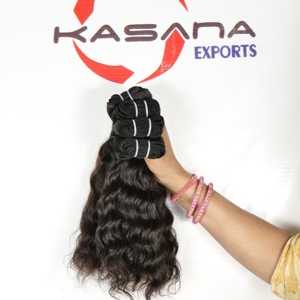100% Remy cuticule alignée vierge couleur naturelle Extensions de cheveux humains vietnamiens fabricants de cheveux indiens à vague profonde traités - Product Image 5
