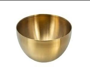 Bol de service en métal couleur cuivre uni simple Design élégant du bol de service le plus vendu Bol de service en métal fait à la main en gros - Product Image 6