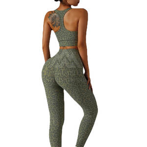 Ropa deportiva de la mejor calidad, conjunto de Yoga para mujer, hecho a medida, ligero, resistente, conjunto de Yoga para mujer a la venta - Product Image 2