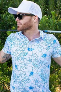 ใหม่2025เสื้อผ้ากอล์ฟเสื้อโปโลผ้าไหมนมสำหรับผู้ชายเสื้อกอล์ฟลายพิมพ์ซับลิเมชันเป็นมิตรกับสิ่งแวดล้อมดีไซน์แบบกำหนดเอง - Product Image 3